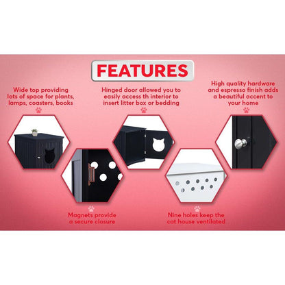 Cat House Side Table