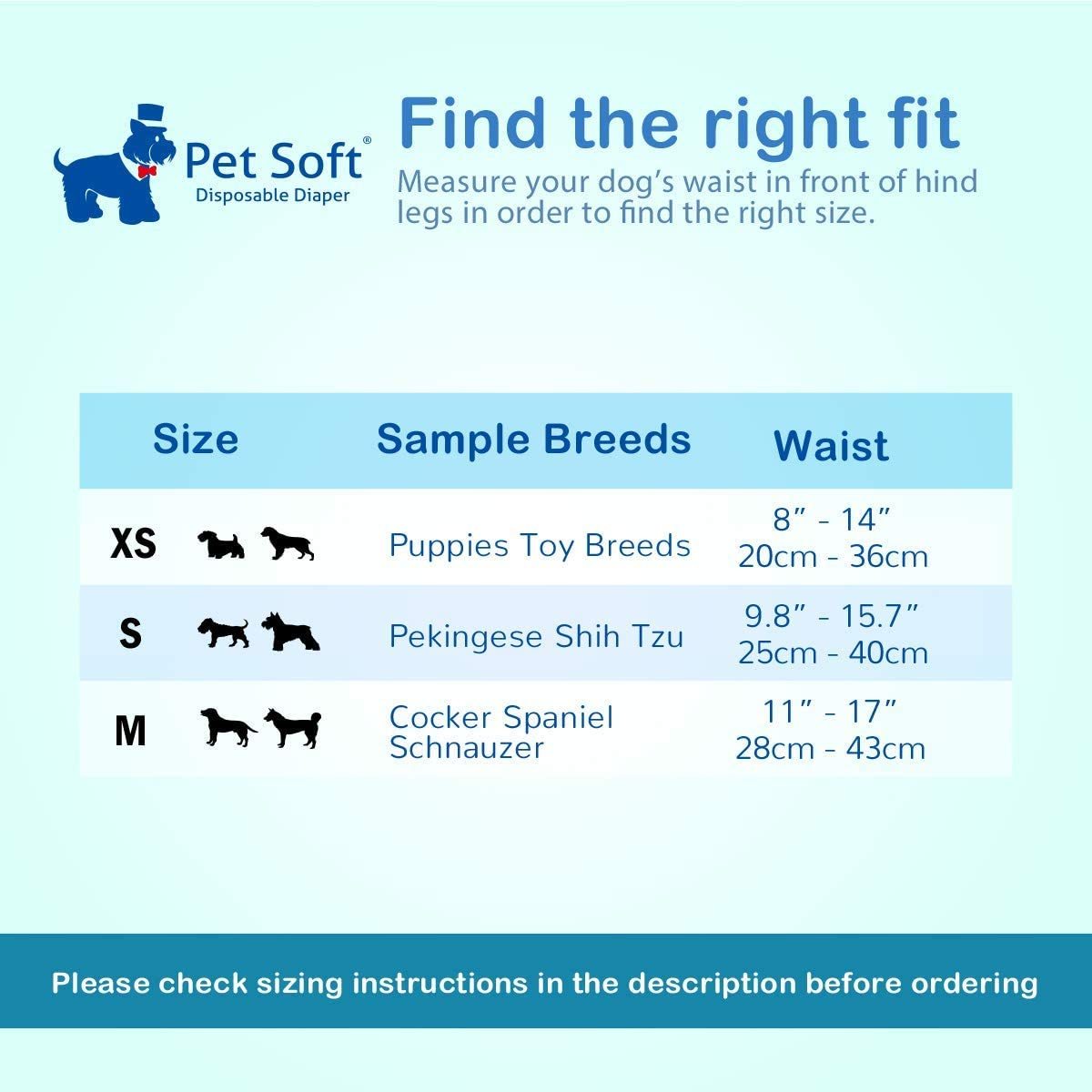 Disposable Dog Diapers for Female Dogs