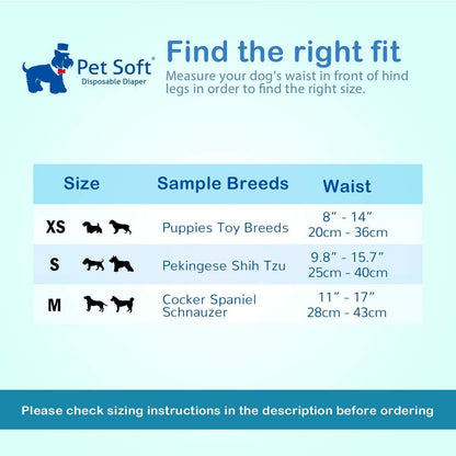 Disposable Dog Diapers for Female Dogs