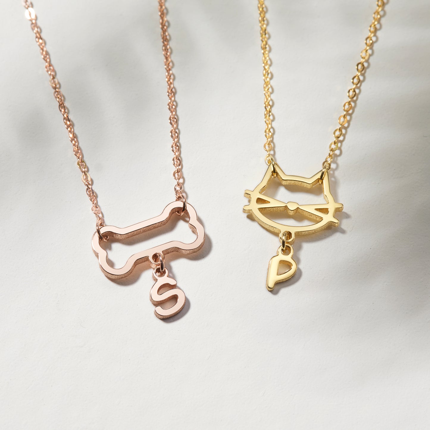 Pet Initial Necklace, Pet Lover