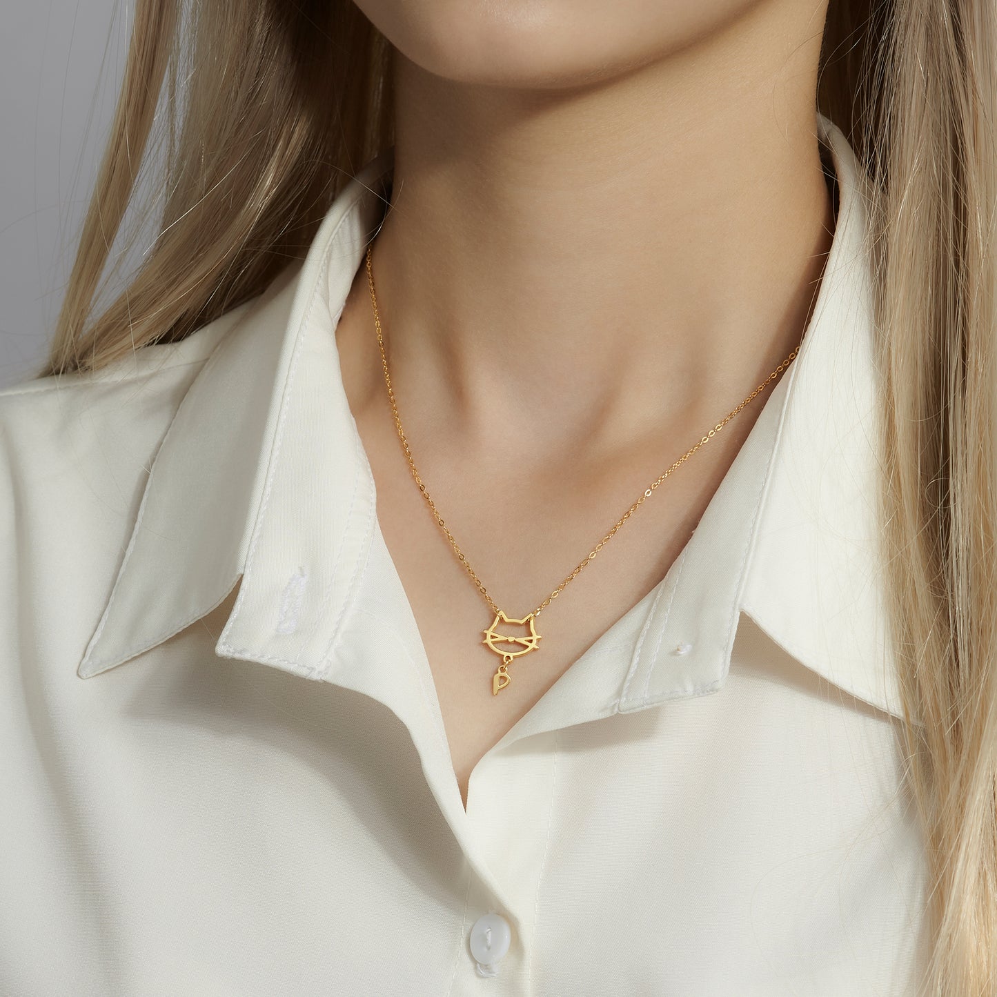 Pet Initial Necklace, Pet Lover