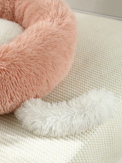 Plush Pet Bed with Ears and Tail