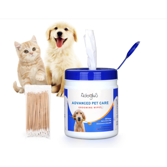 Pet Wipes with free cotton swabs
