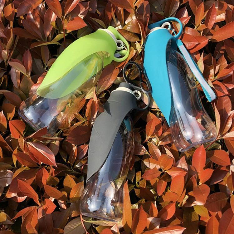 Flip-Up Leaf Portable Pet Water Bottle