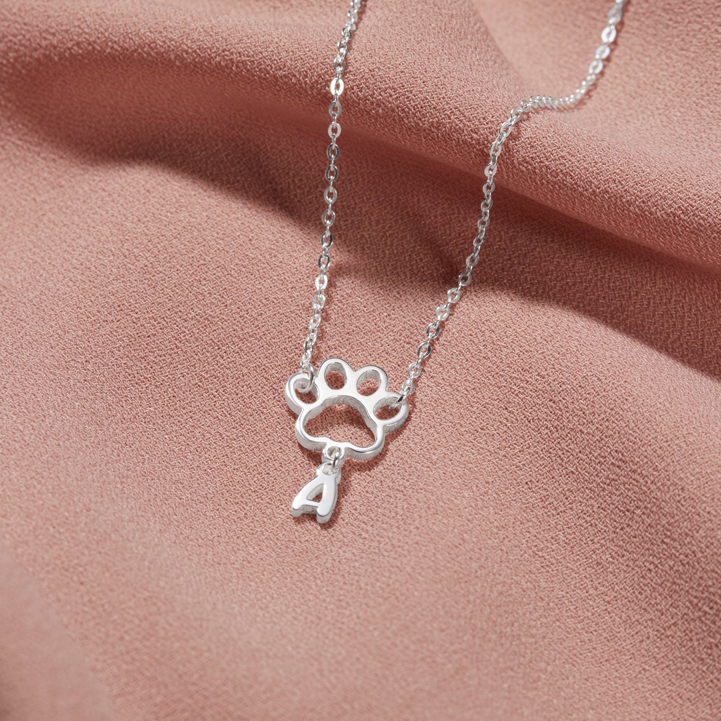 Pet Initial Necklace, Pet Lover