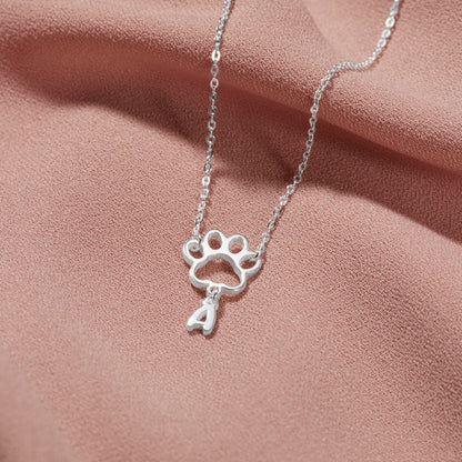 Pet Initial Necklace, Pet Lover